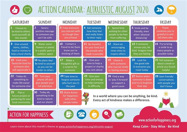 Altruistic August Altruistic August